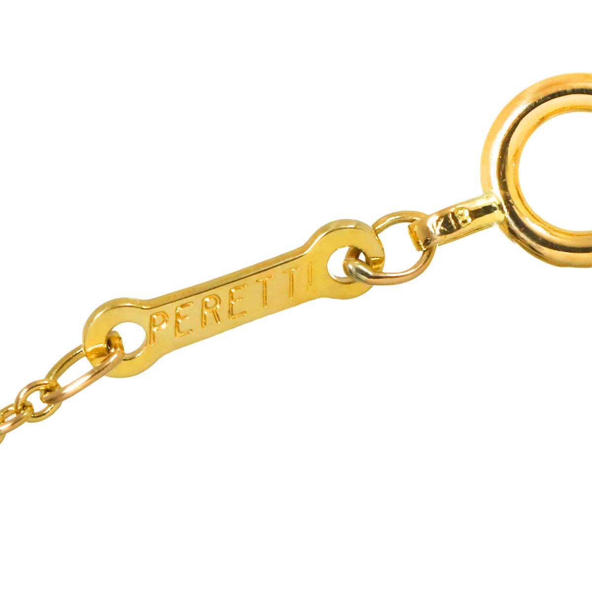 By The Yard Diamond 1P Necklace 18K Yellow Gold 750