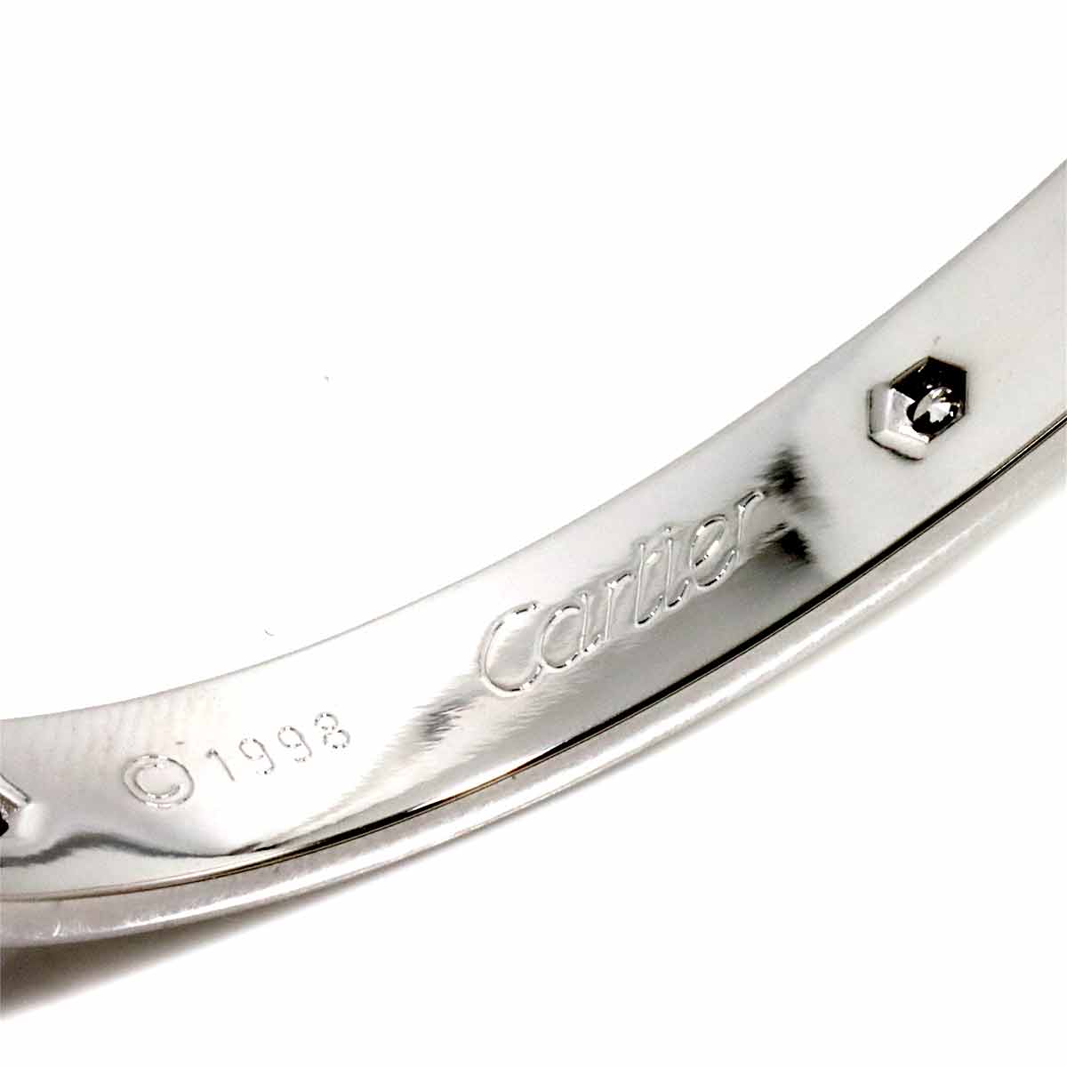 Love Bracelet Diamond 6P Bangle 18K WG 750 Size16