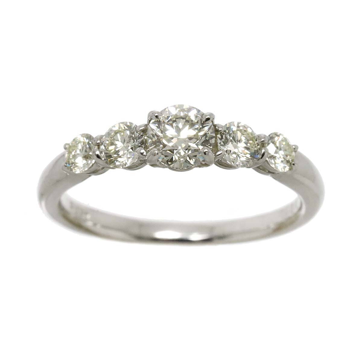 Diamond 0.85ct Ring Pt Platinum size6(US)