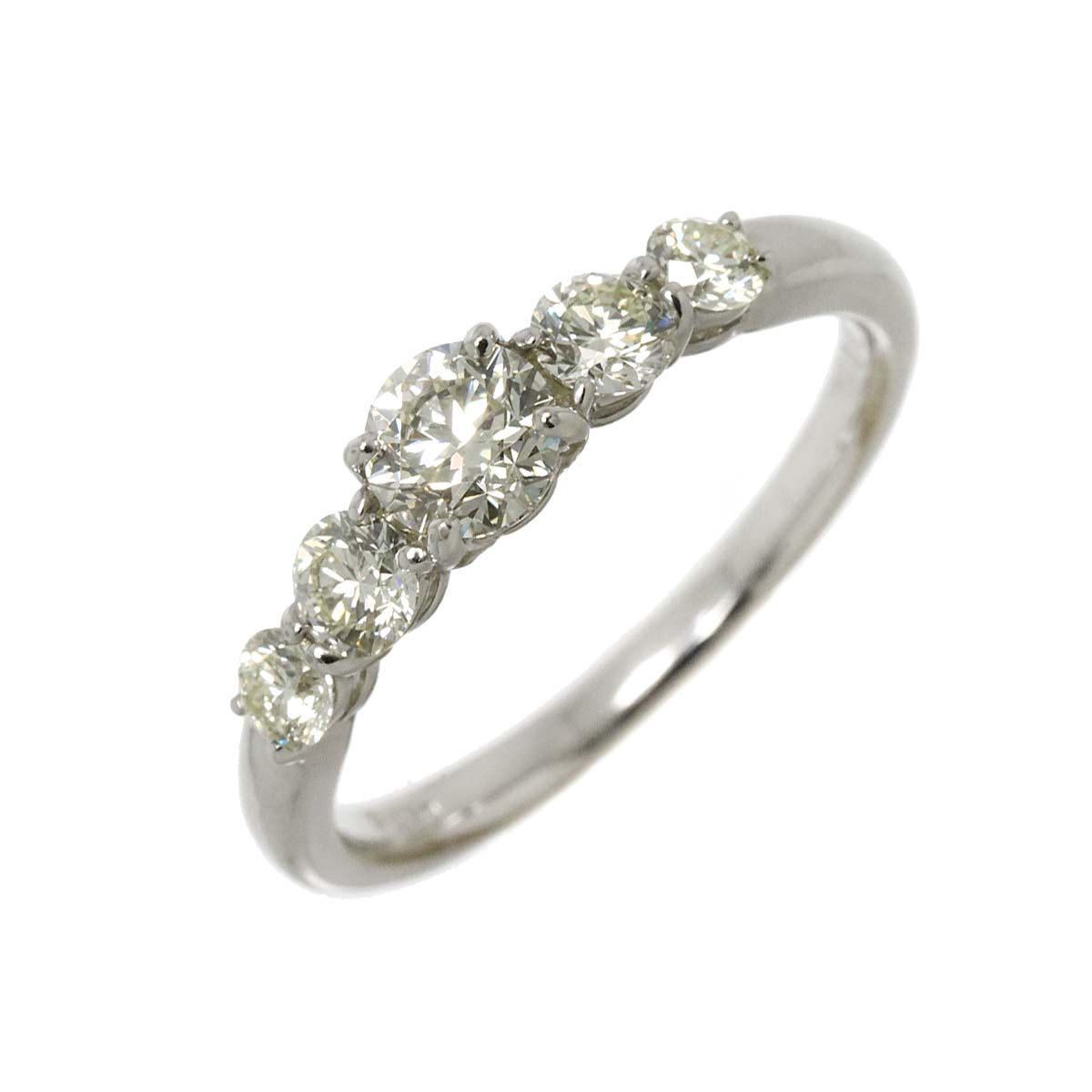 Diamond 0.85ct Ring Pt Platinum size6(US)