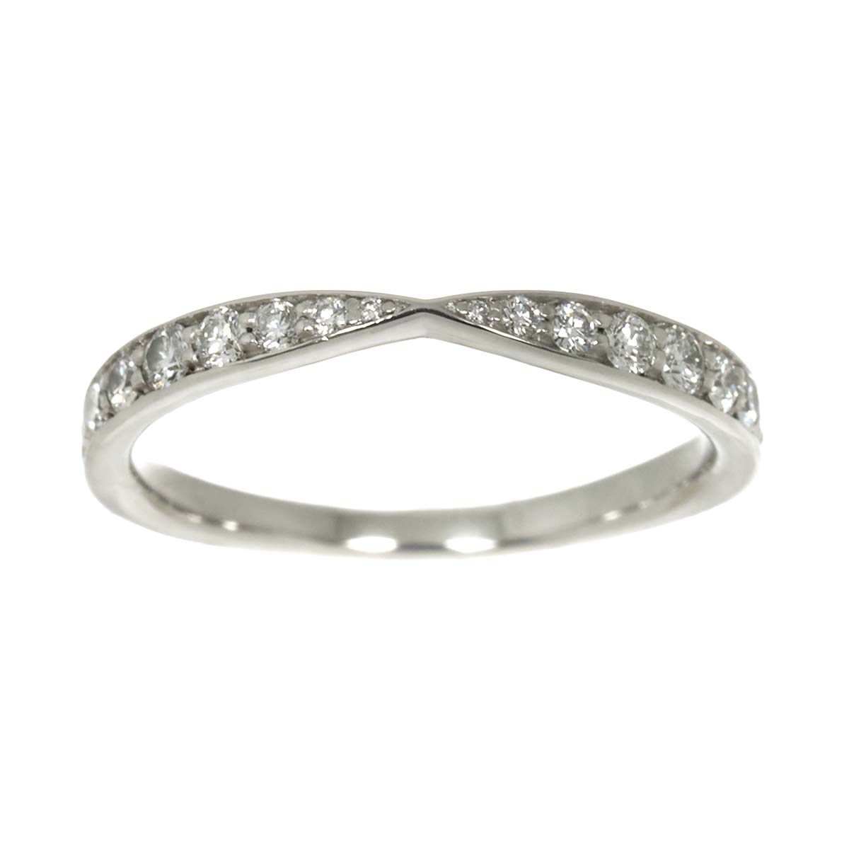 Harmony Band Ring Diamond Pt Platinum size4.5(US)