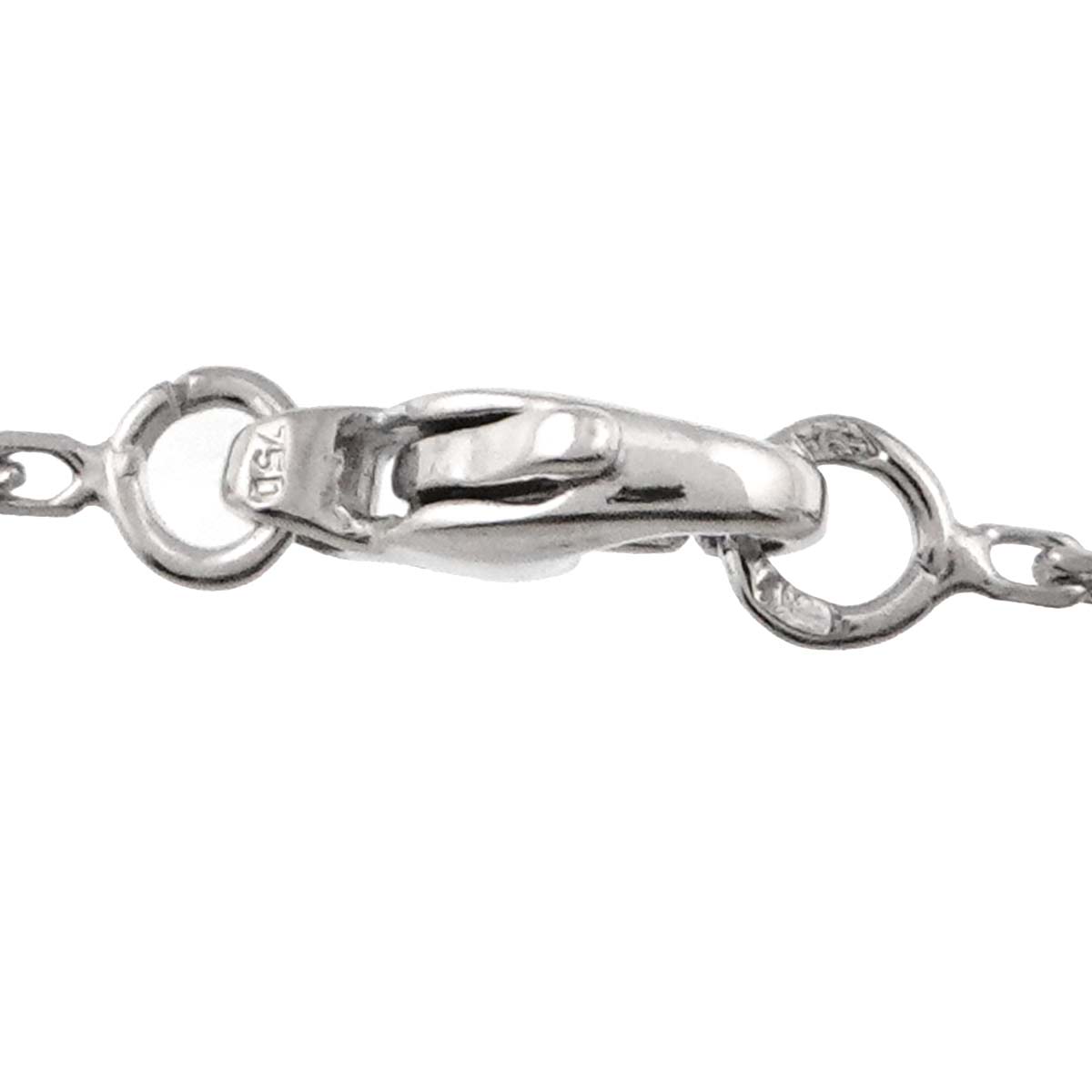 Class One Diamond Necklace 18K WG White Gold 750