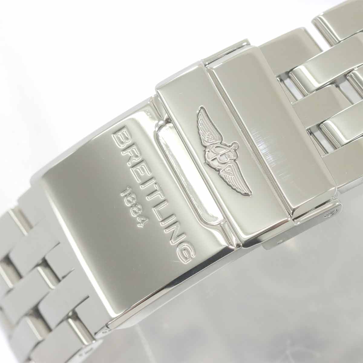 Chronomat 44 AB0110 Chronograph Date White Shell Dial Mens