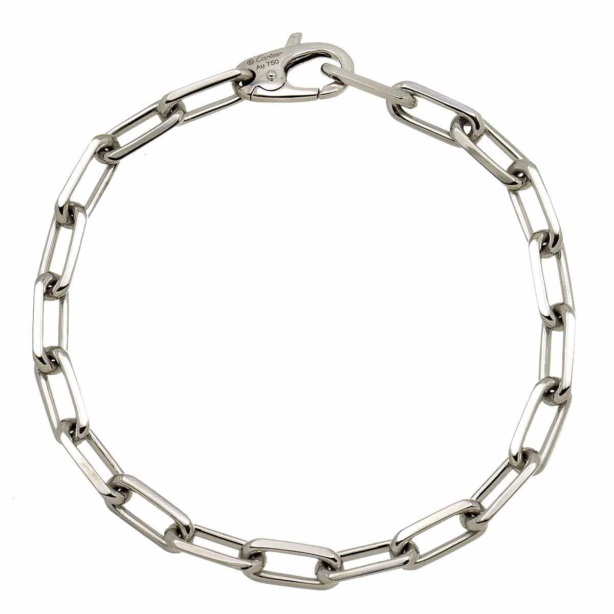 Santos Bracelet MM 18K White Gold 750