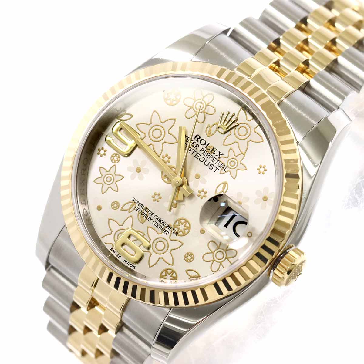 Datejust 116233 Serial G YG Automatic Sliver Dial Mens Watch