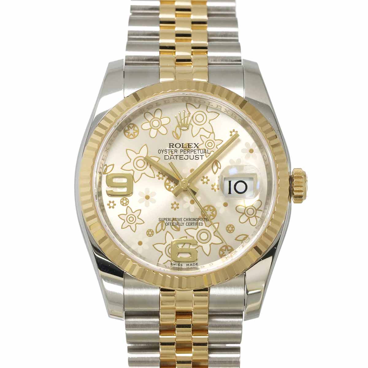 Datejust 116233 Serial G YG Automatic Sliver Dial Mens Watch