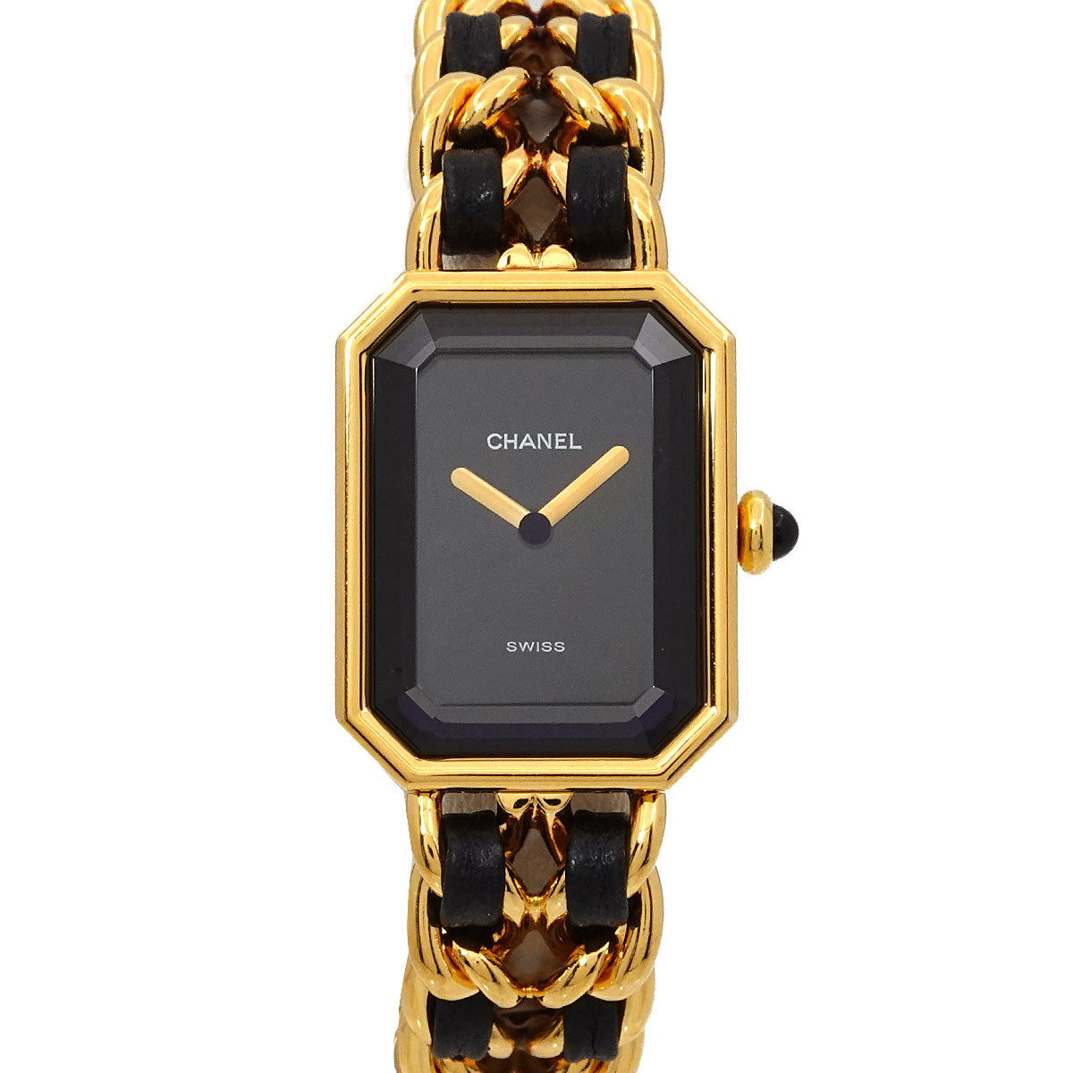 Premiere Size S H0001 Vintage Quartz Black Dial Ladies Watch