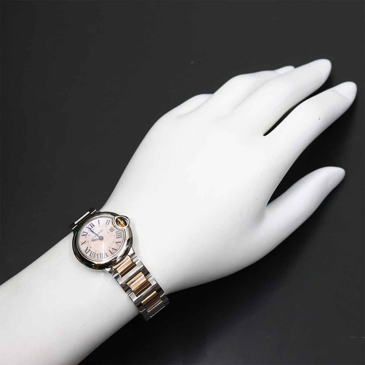 ballon bleu SM W6920034 Quartz PG Pink Shell Dial