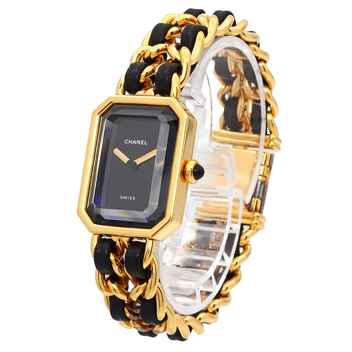 Premiere Size M H0001 Vintage Quartz Black Dial Ladies Watch