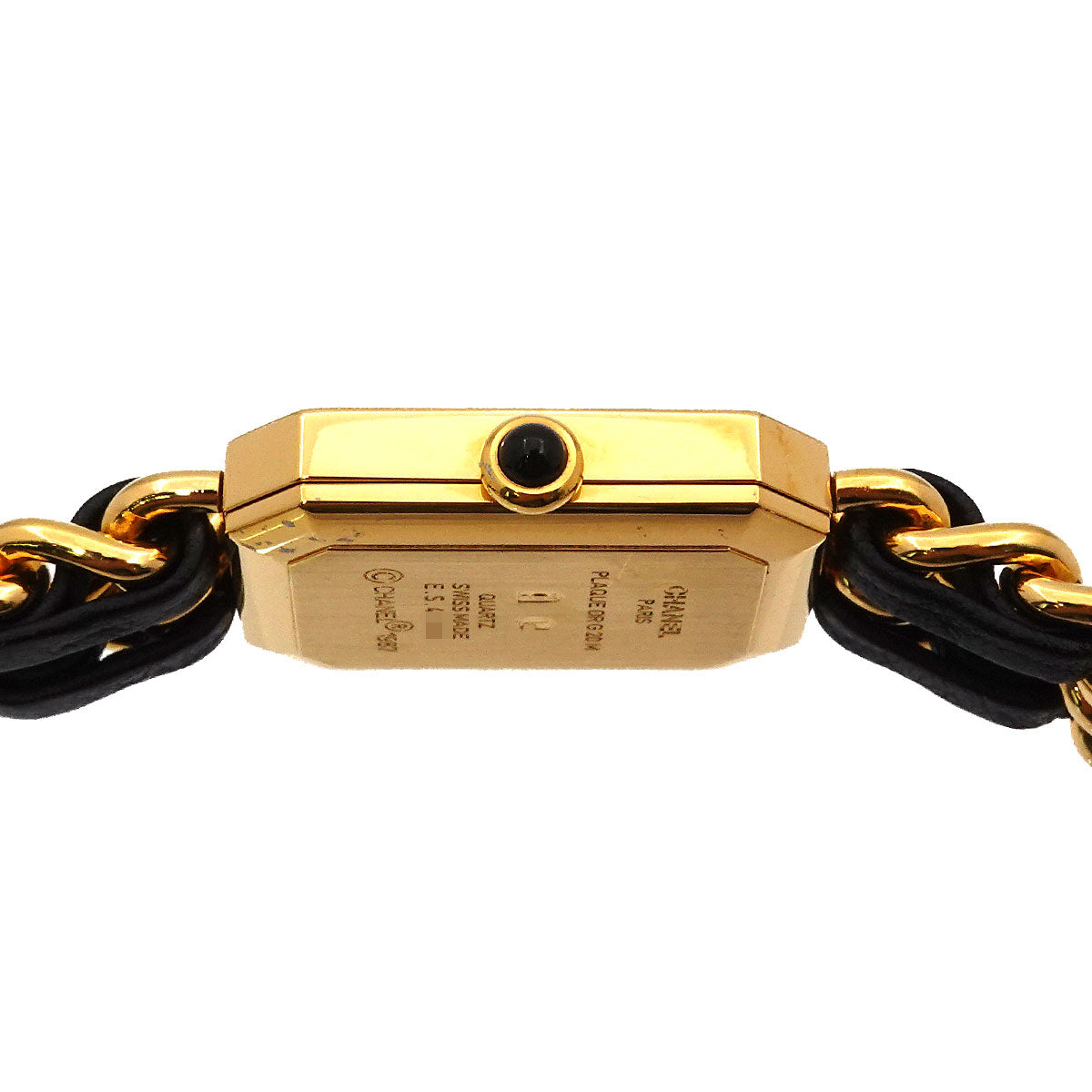 Premiere Size M H0001 Vintage Quartz Black Dial Ladies Watch