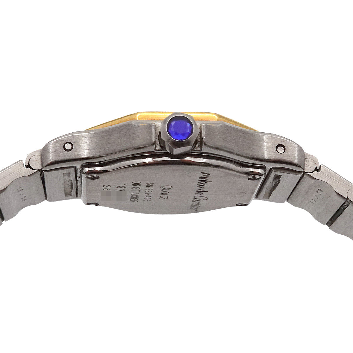 Santos Octagon SM W2001683 YG Quartz cream Dial Ladies