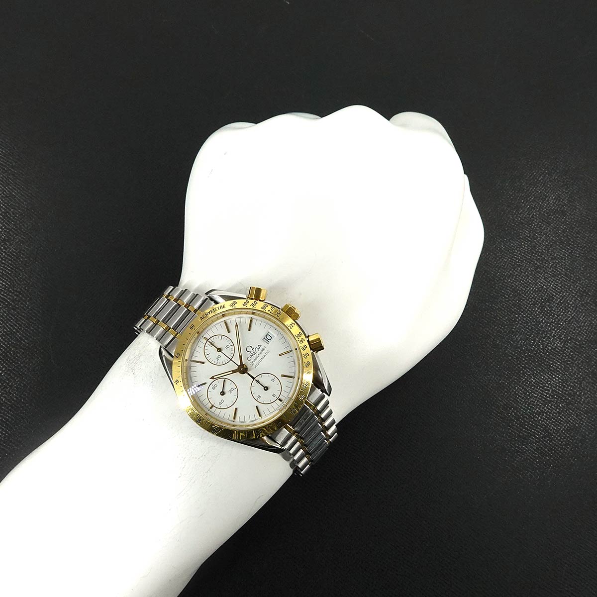 Speedmaster Date 3311 20 Chronograph Automatic White Dial Mens