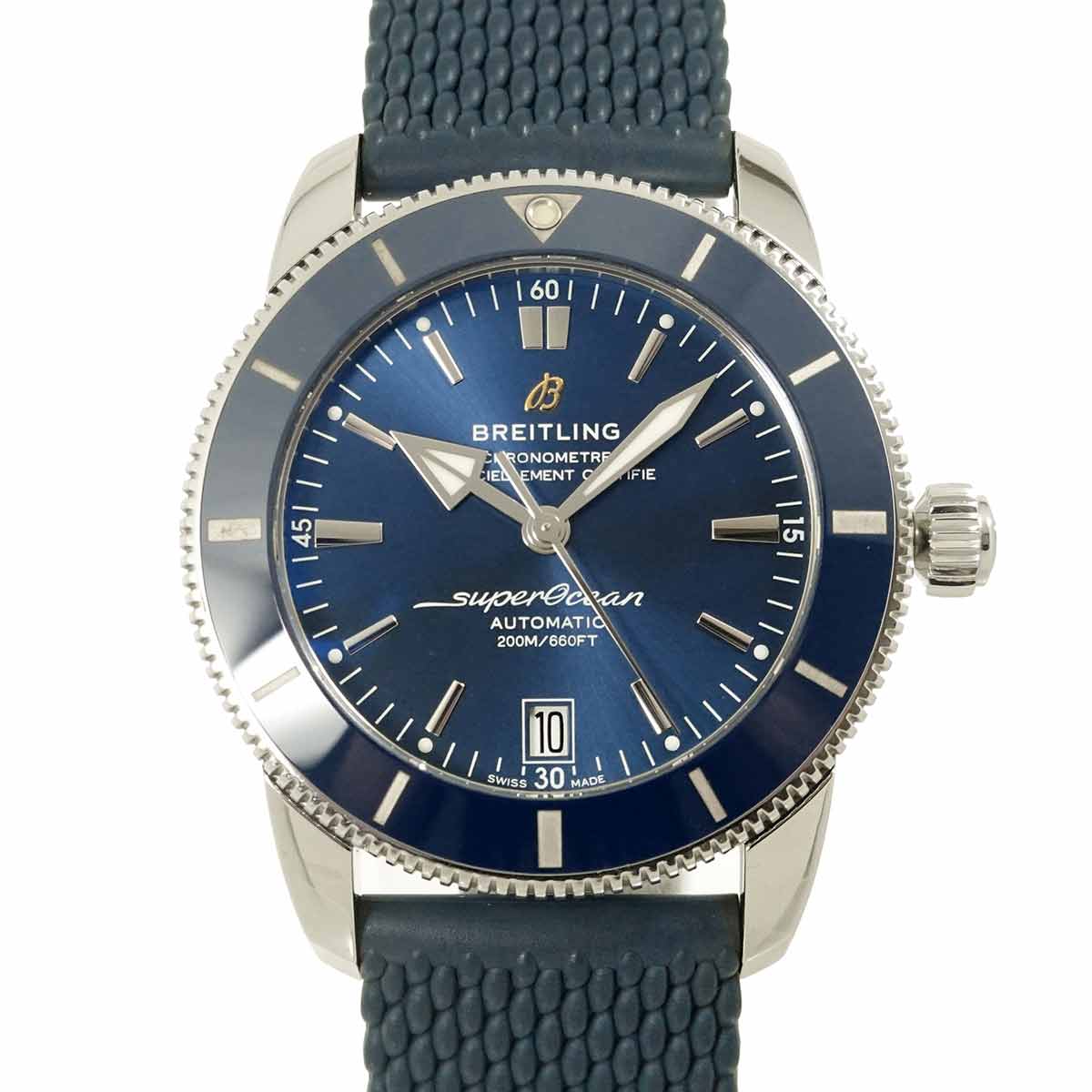 SuperOcean Heritage II AB2010 42mm Date Blue Dial Mens