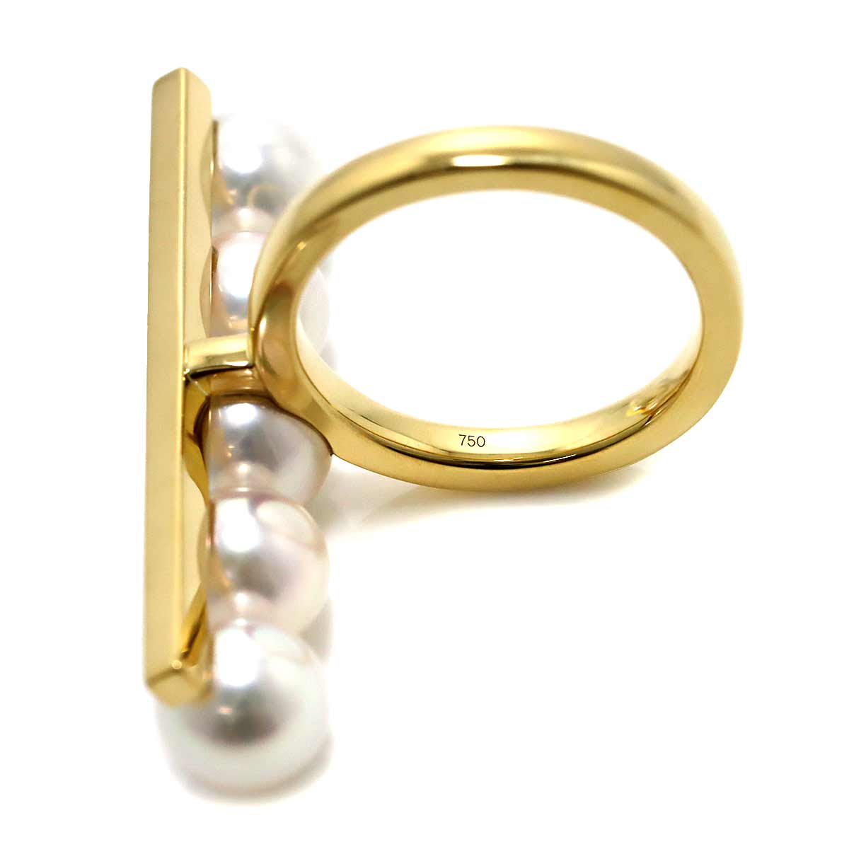 Balance Plus Akoya Pearl Ring 18K YG 750 size6(US) 90295766