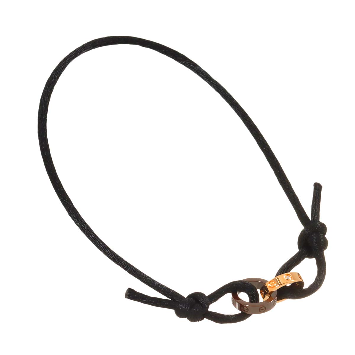 LOVE Diamond Bracelet ceramic 18K Pink Gold 750