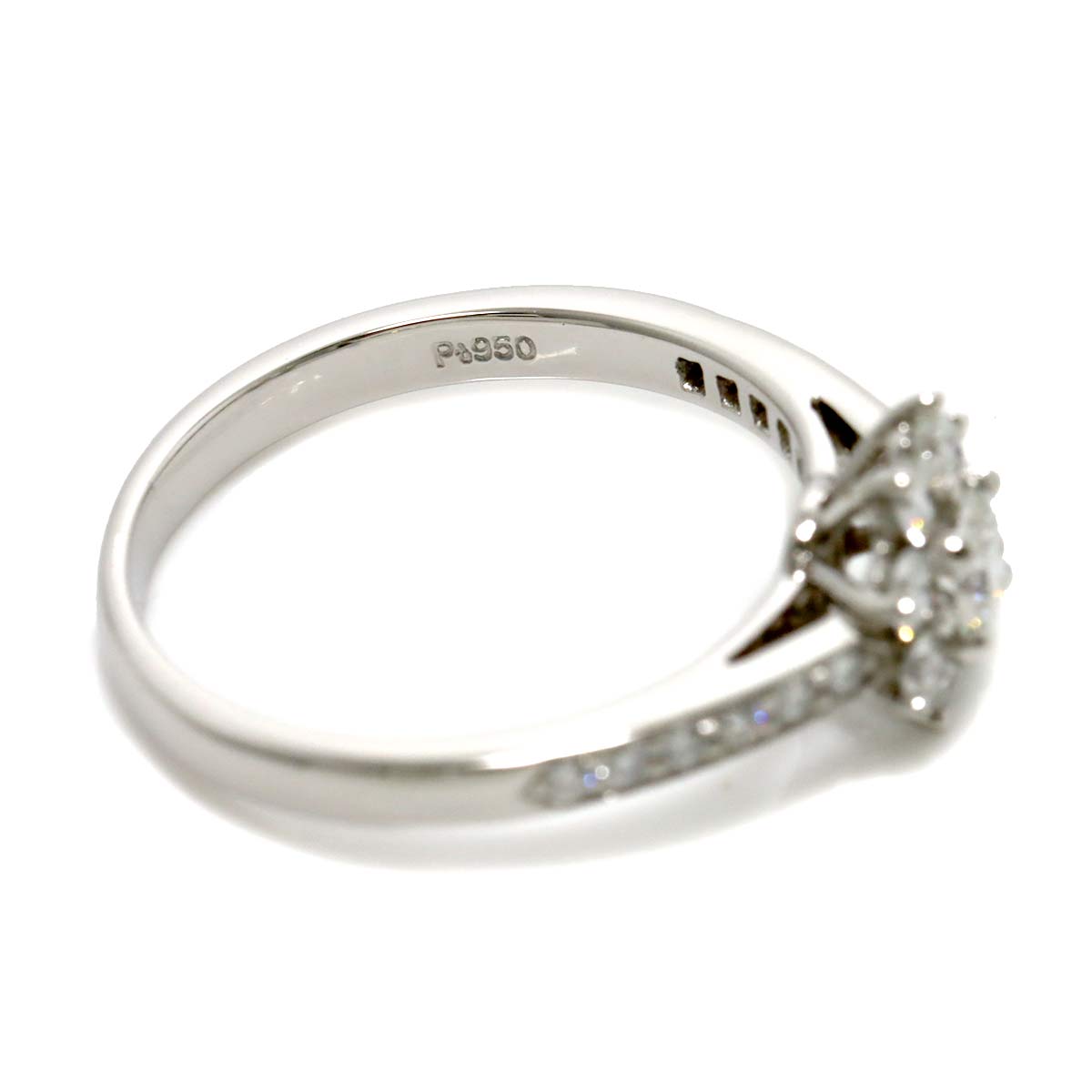 Flora Ring Pt Platinum size6.25-6.5(US)