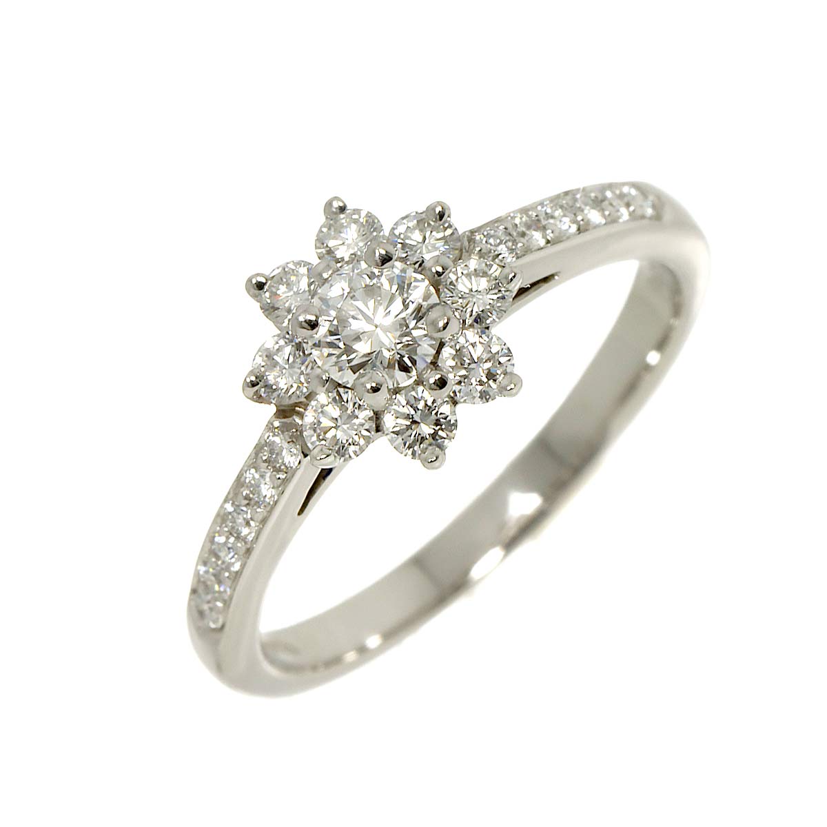 Flora Ring Pt Platinum size6.25-6.5(US)