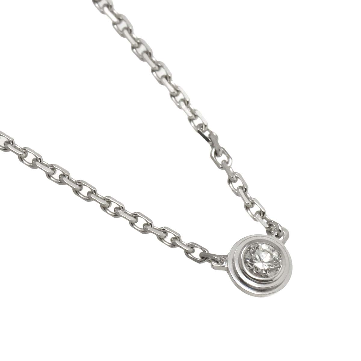 d Amour XS Necklace Diamond Necklace 18K WG 750