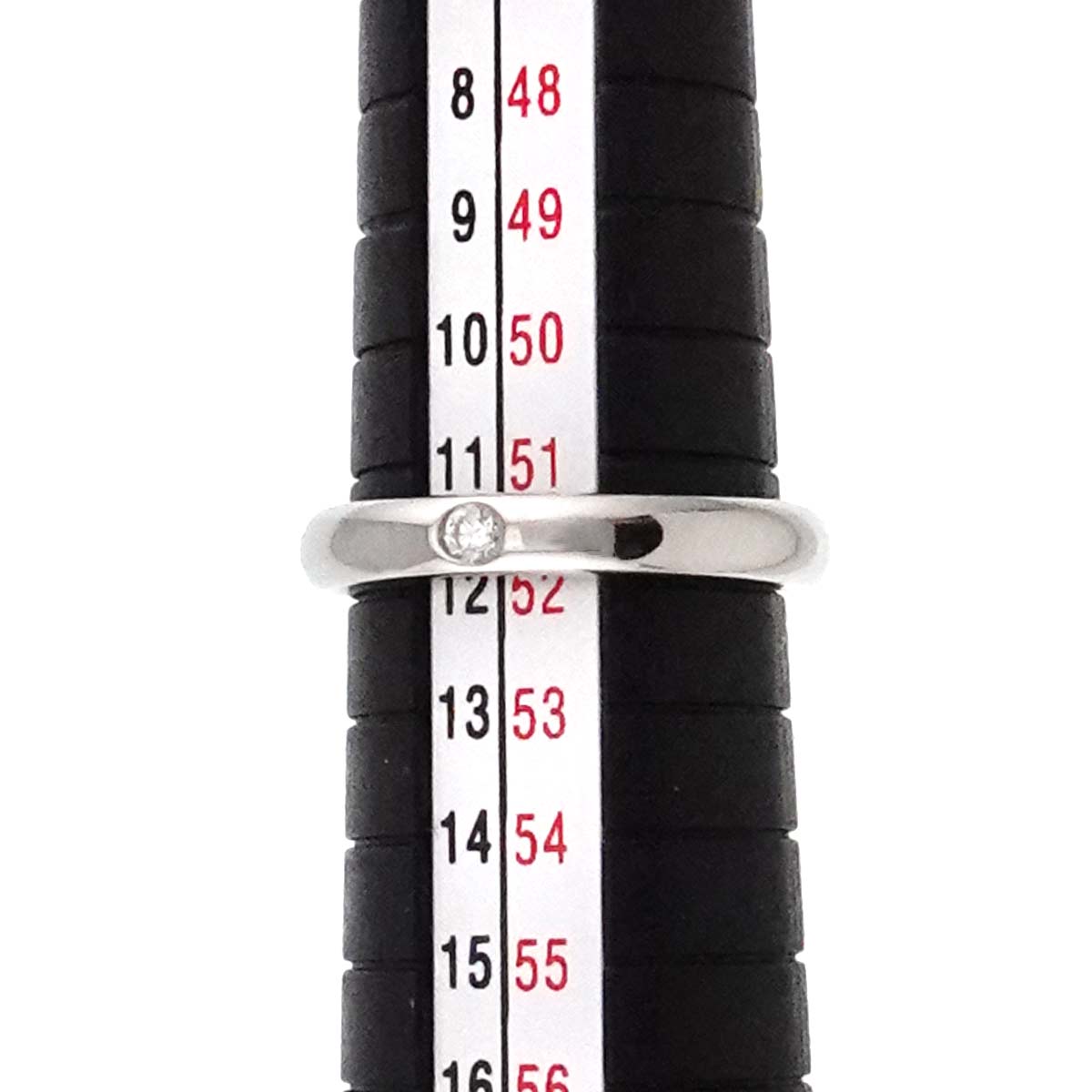 Diamond Ring Pt Platinum size5.75-6(US)