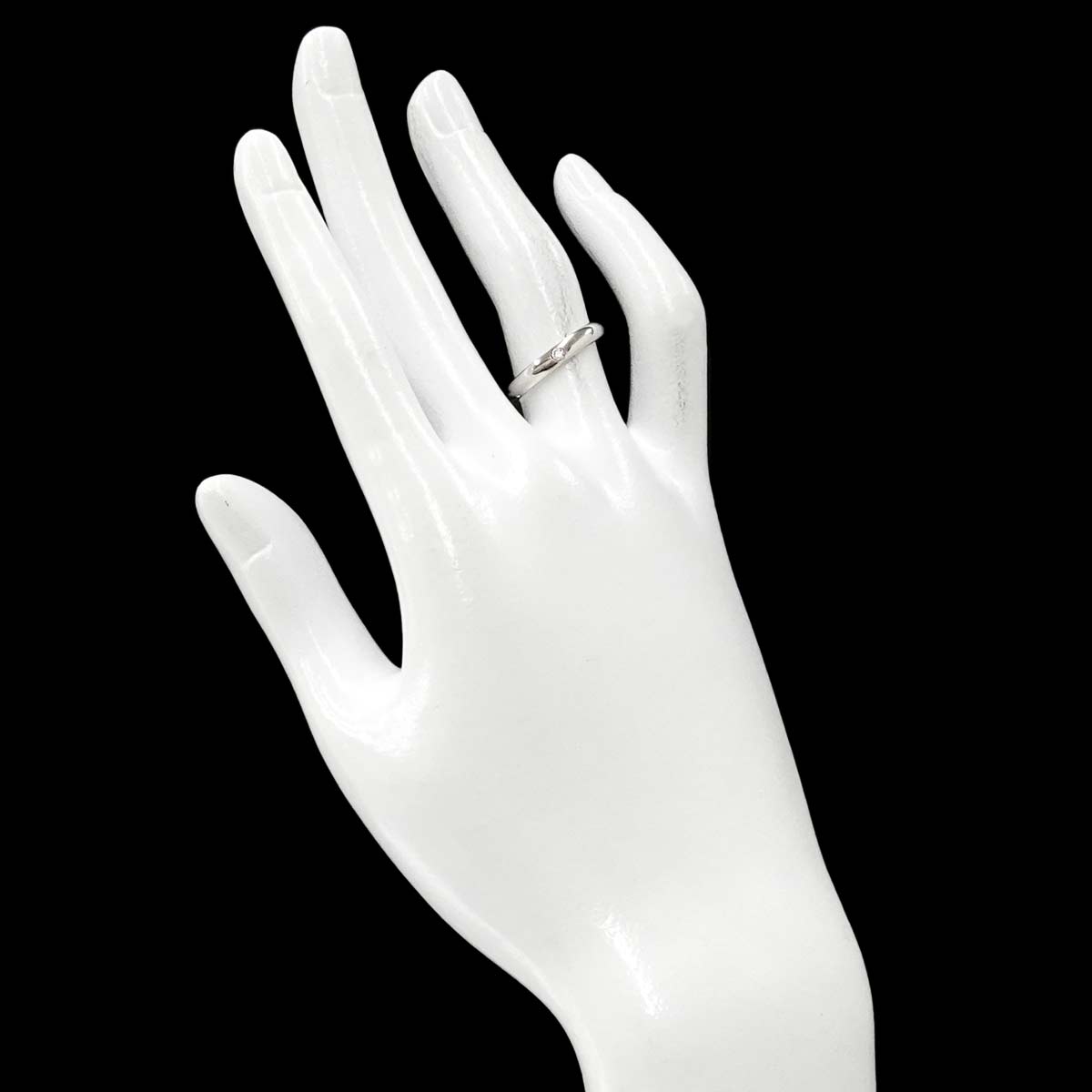 Diamond Ring Pt Platinum size5.75-6(US)