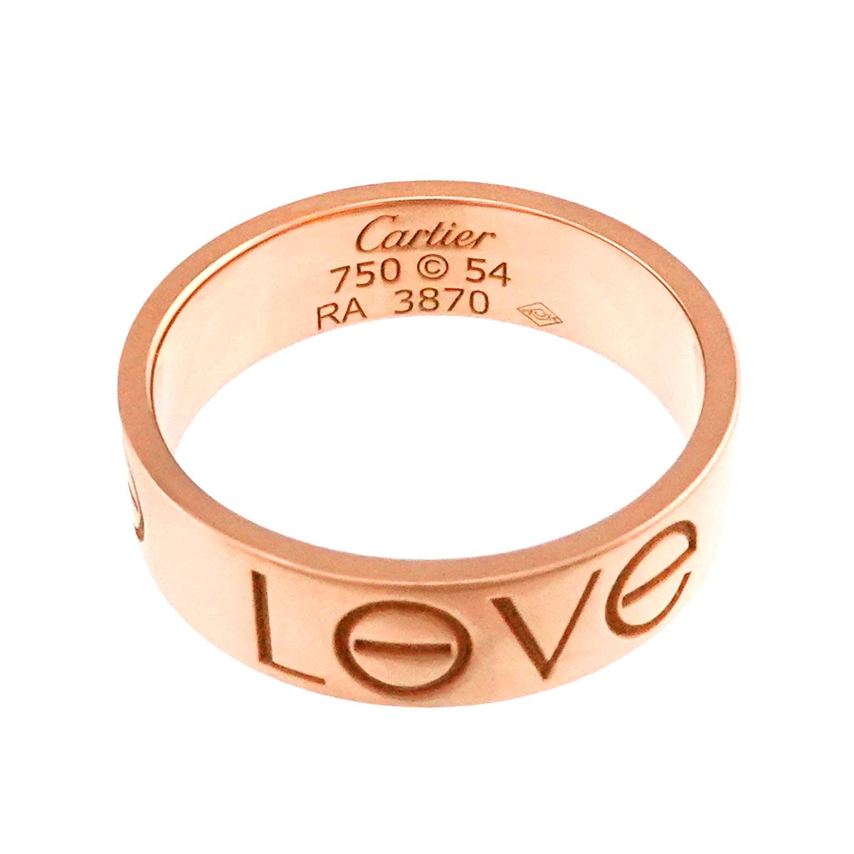 Love Ring 18K Pink Gold 750 size54 6.25-6.5(US)