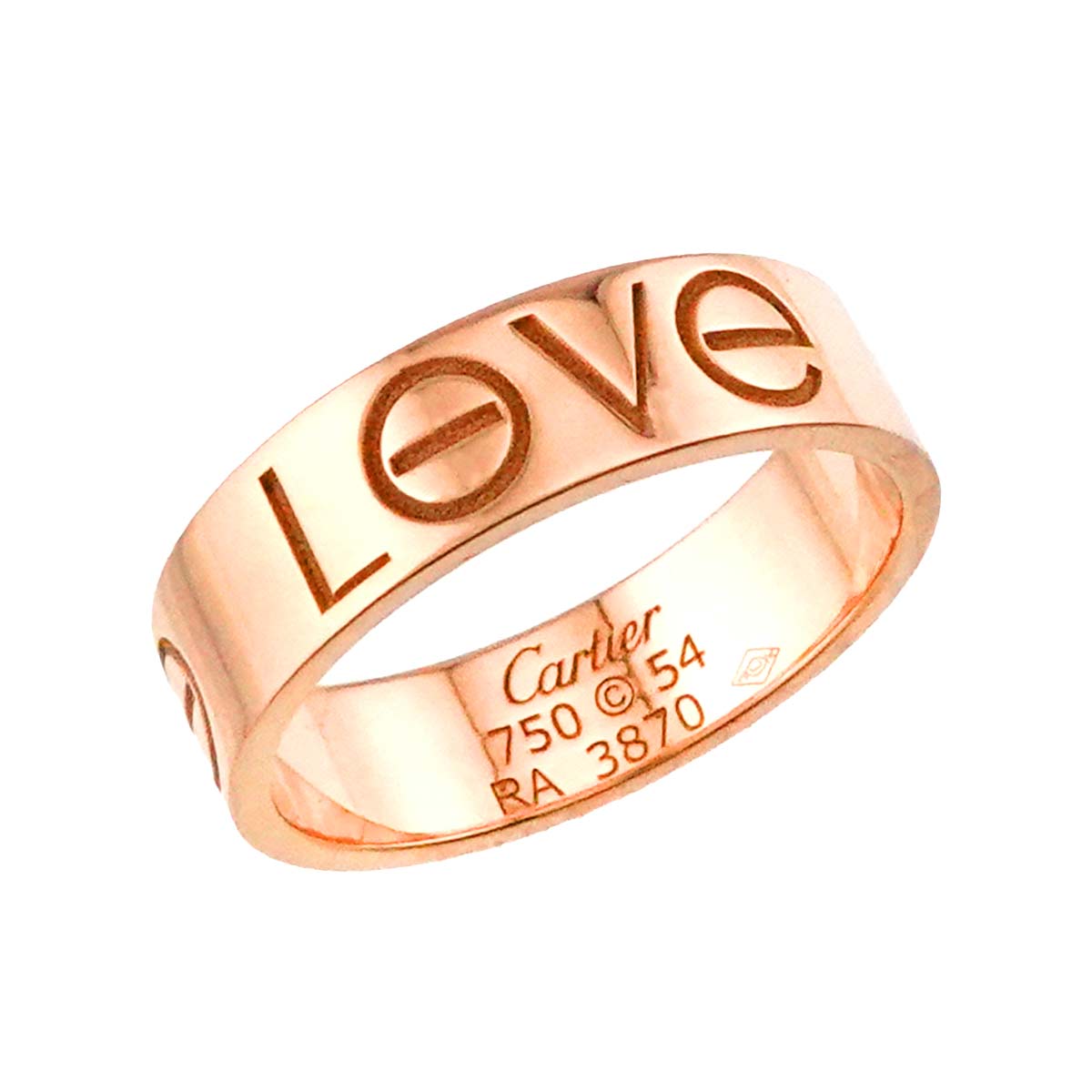 Love Ring 18K Pink Gold 750 size54 6.25-6.5(US)