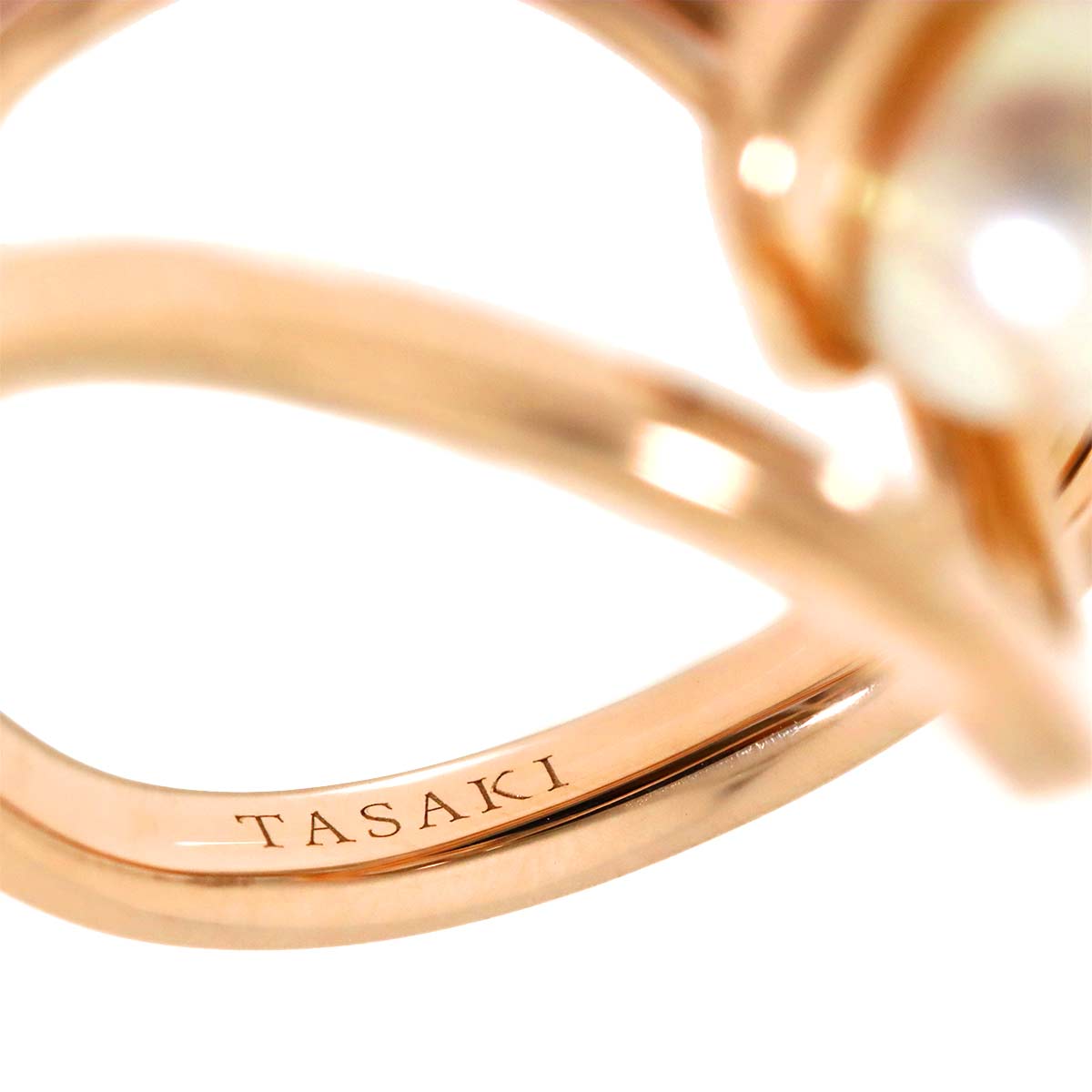 Aurora Akoya Pearl 6.8mm Ring 18K PG 750 Size5.5-5.75(US) 90295789