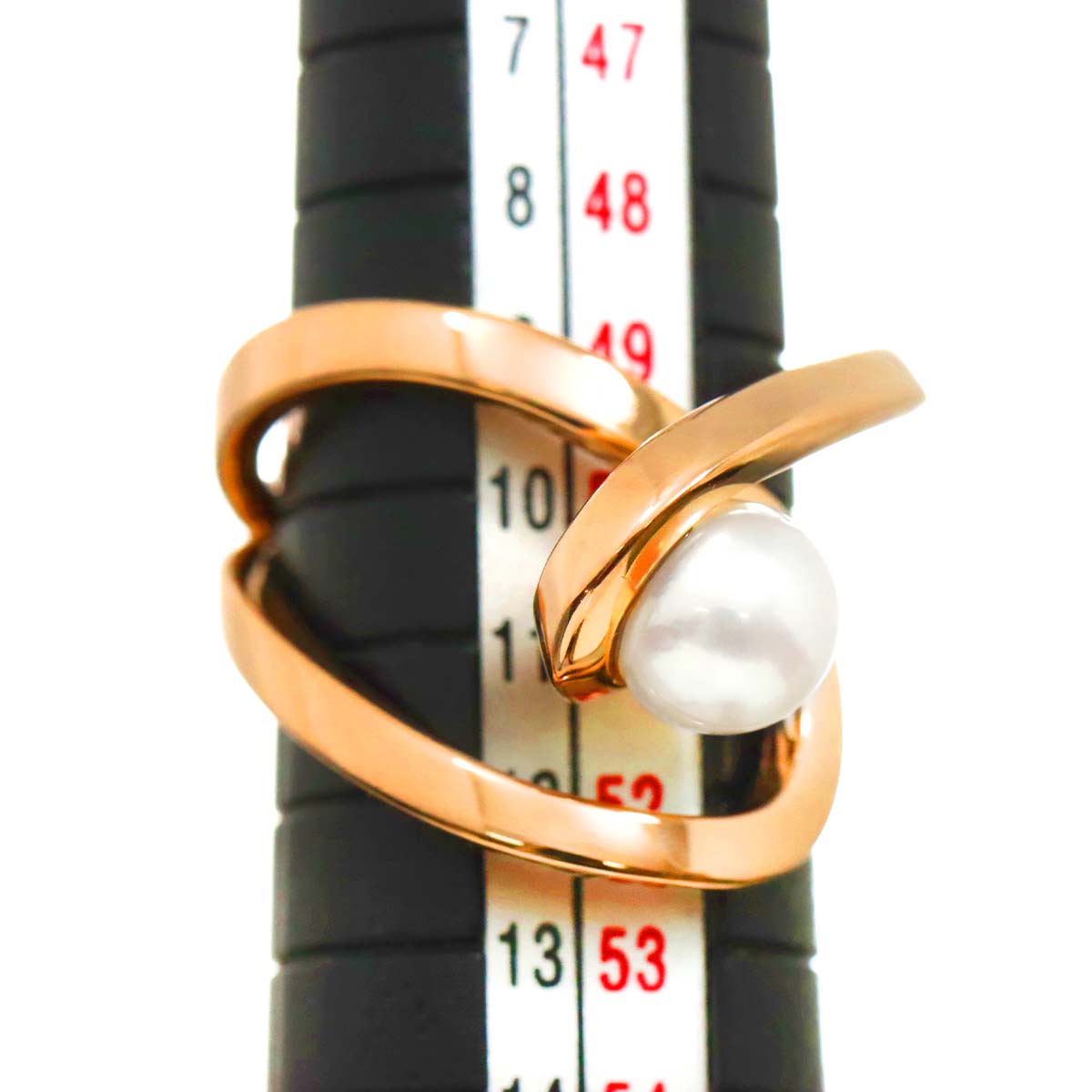 Aurora Akoya Pearl 6.8mm Ring 18K PG 750 Size5.5-5.75(US) 90295789