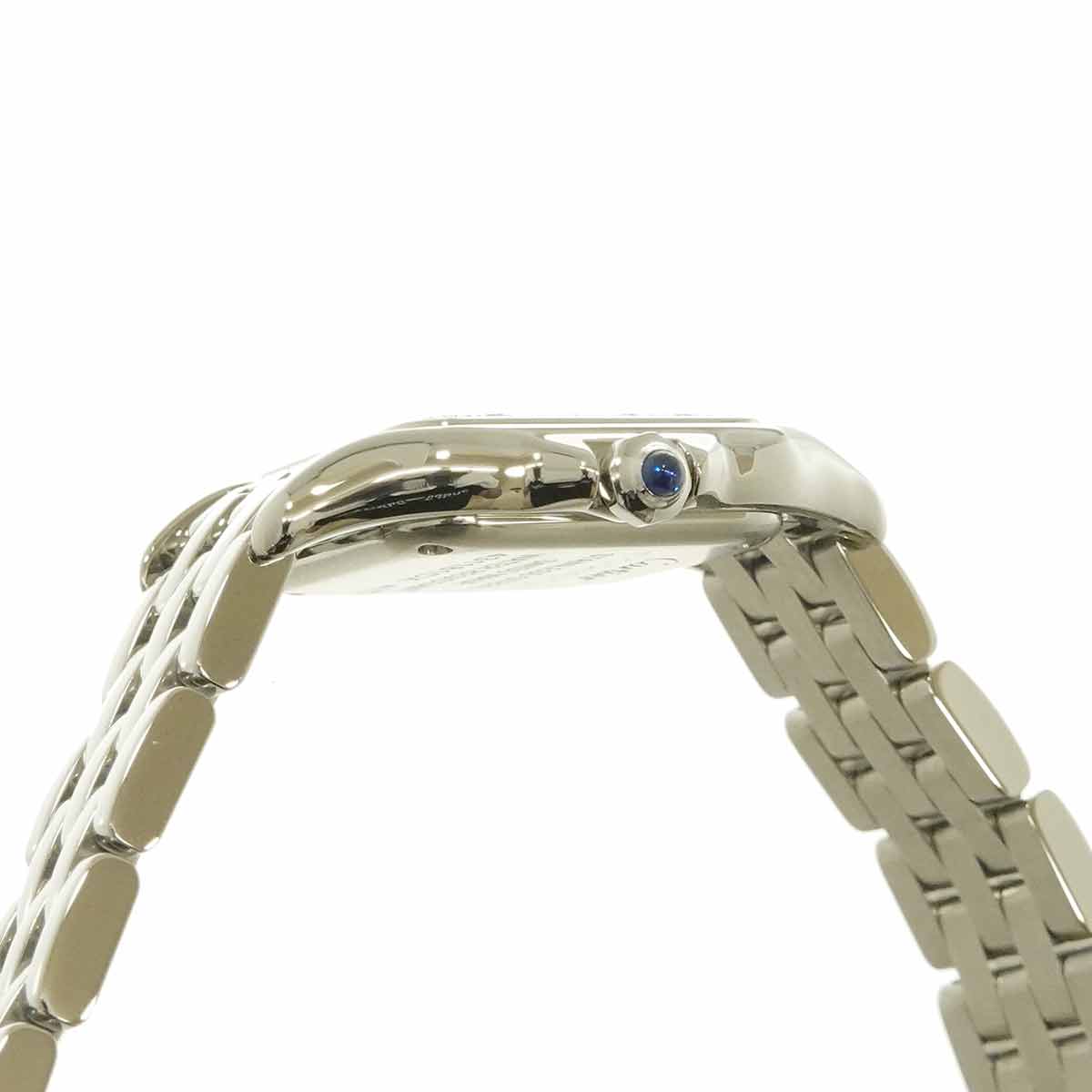 Panthere SM W4PN0007 Diamond Bezel Quartz Silver Dial Ladies