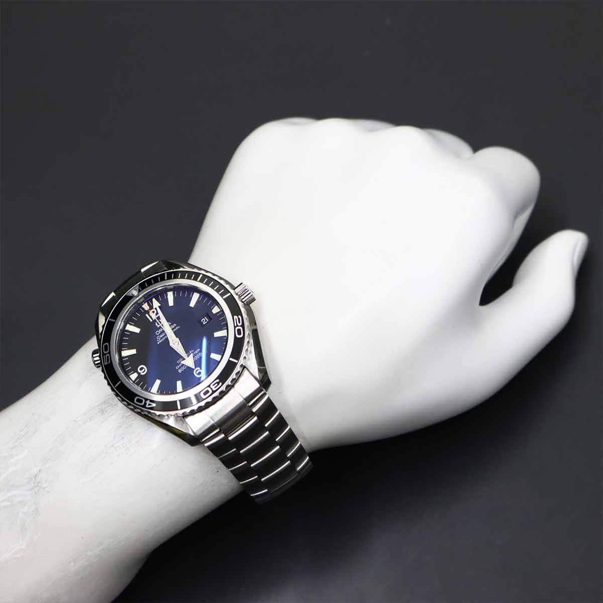 Seamaster Planet Ocean 2200 50 Automatic Date Black Dial Mens