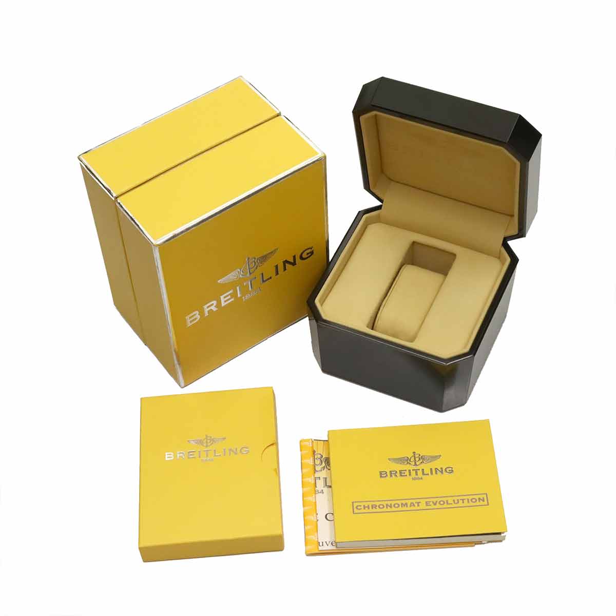 Chronomat Evolution A13356 Chronograph Black Dial Mens