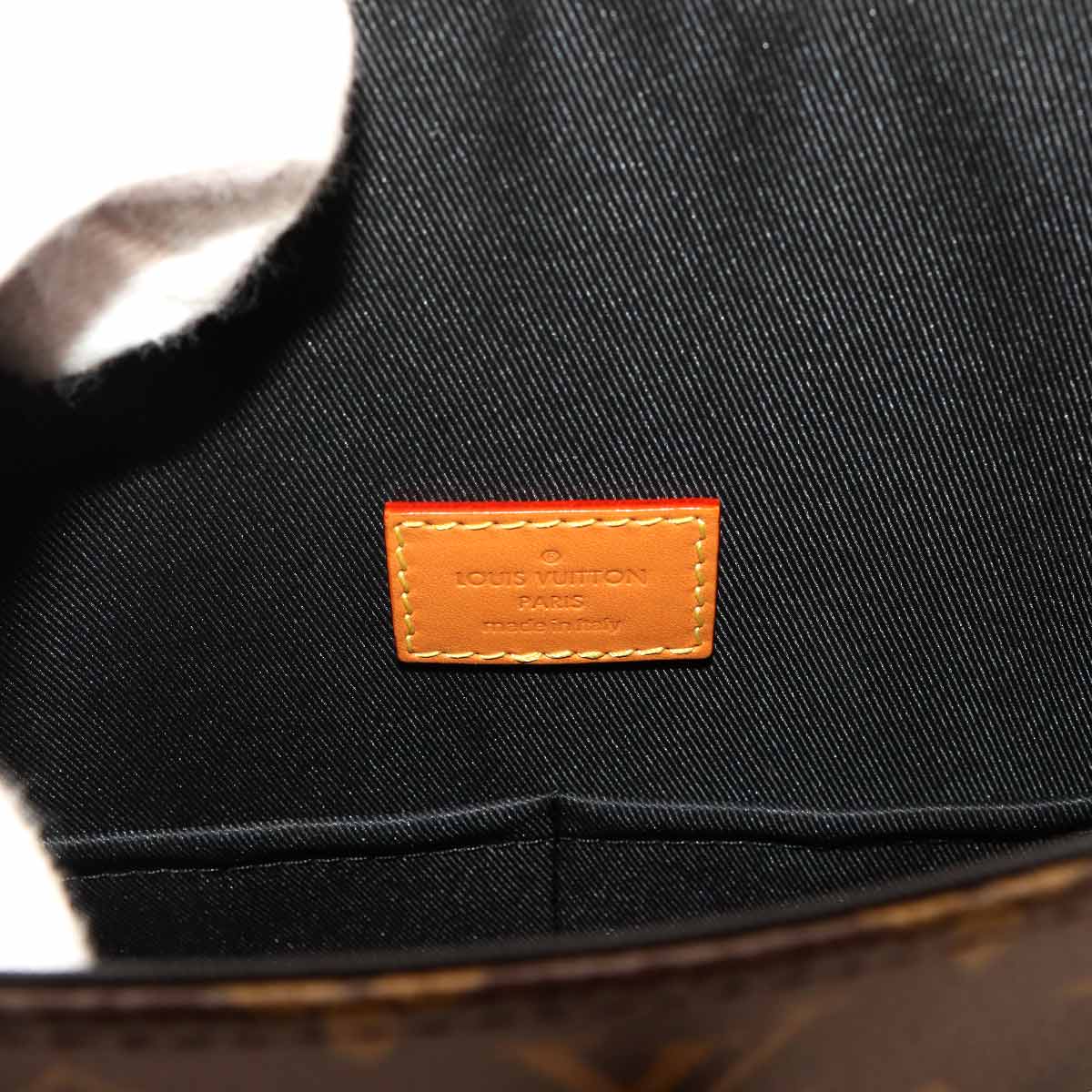 Giant Damier Mini Tote Shoulder Bag Ebene NIGO N40355