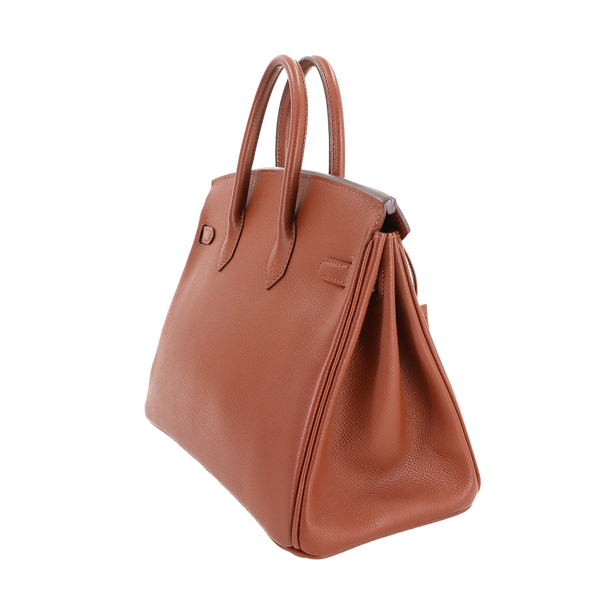 Birkin 25 Epsom Sienne Hand Bag Brown Purse