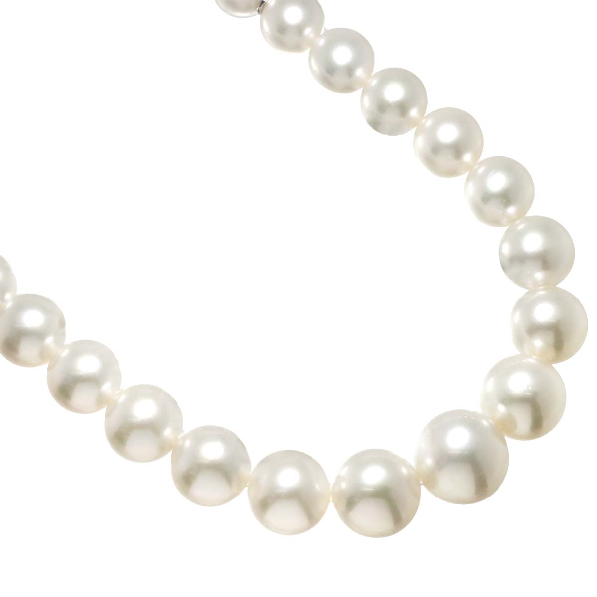 South Sea pearl 16.7-12.0mm Necklace 18K WG 750