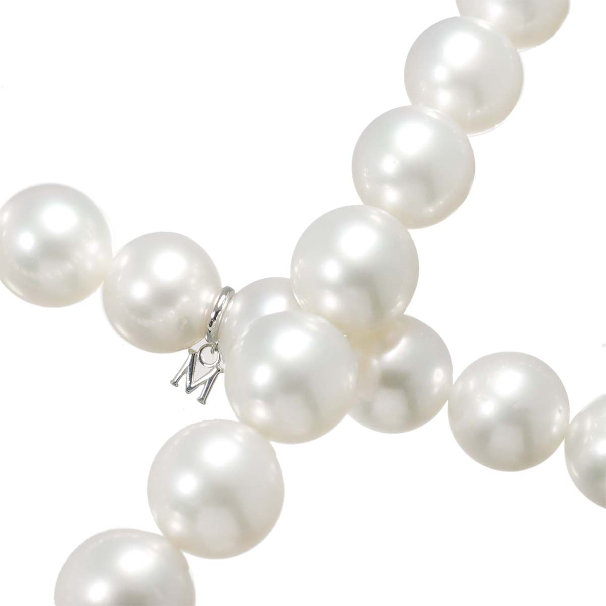 South Sea pearl 16.7-12.0mm Necklace 18K WG 750