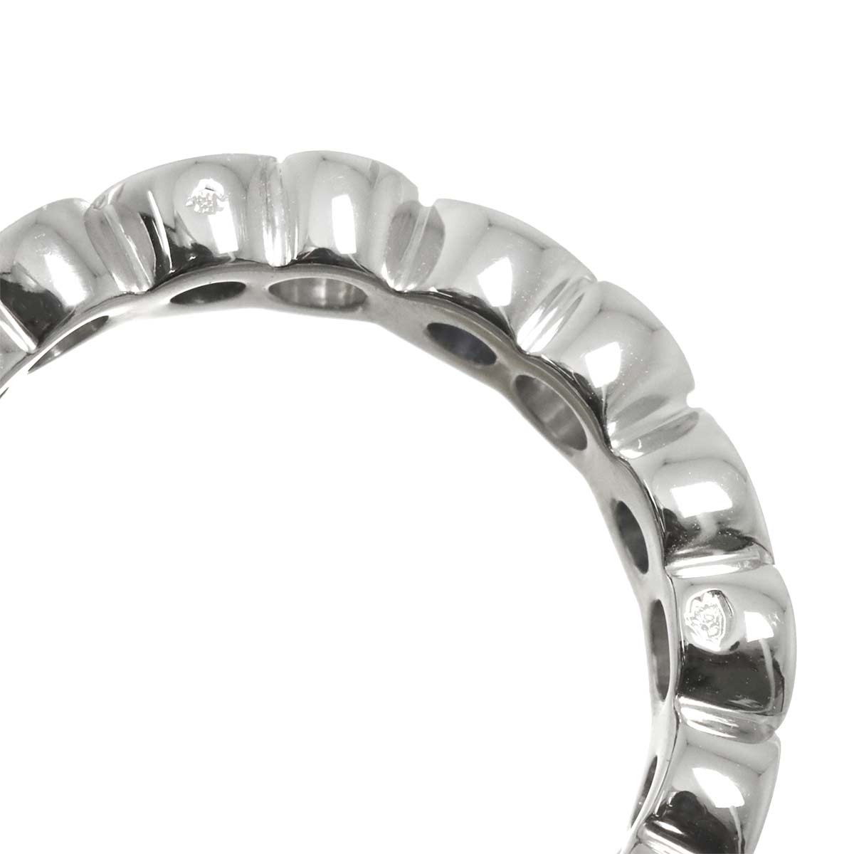 COCO Sapphire Ring 18K WG White Gold 750 Size5.75-6(US)