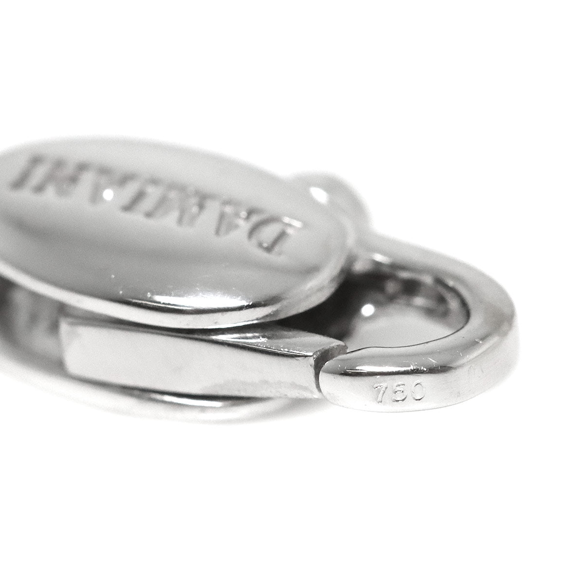 Diamond Necklace 18K White Gold 750