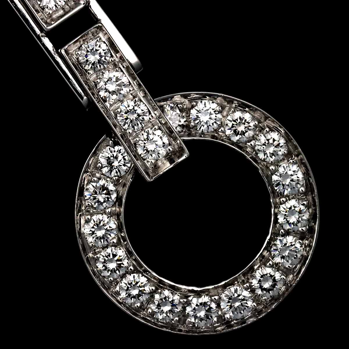 AGRAFE Diamond Bracelet 18K White Gold 750