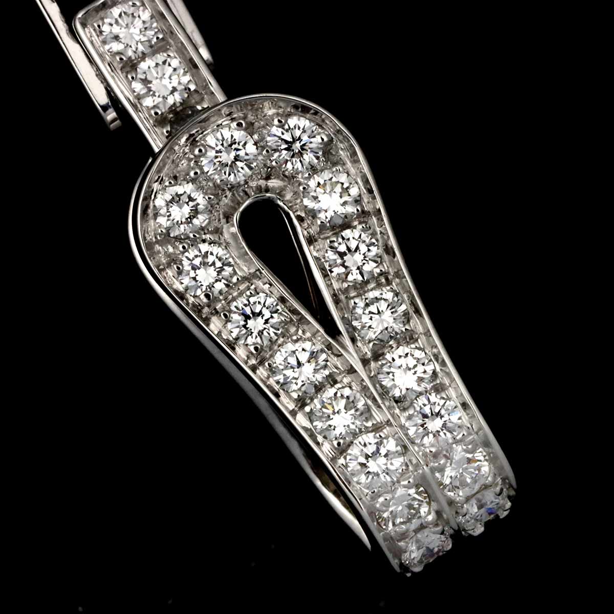 AGRAFE Diamond Bracelet 18K White Gold 750