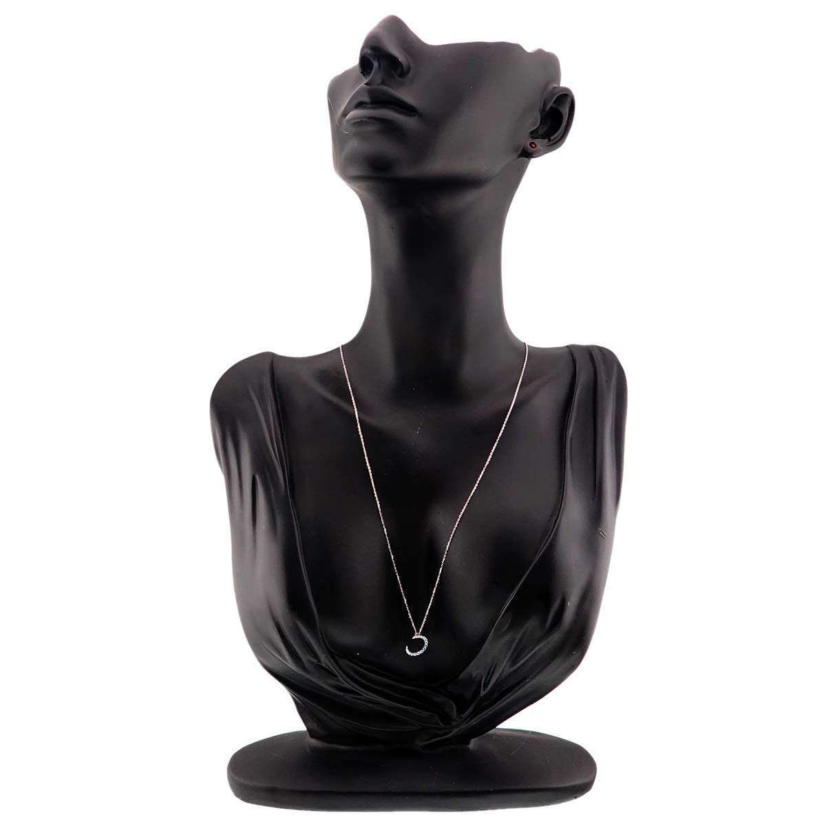 Diamond Necklace 18K WG 750