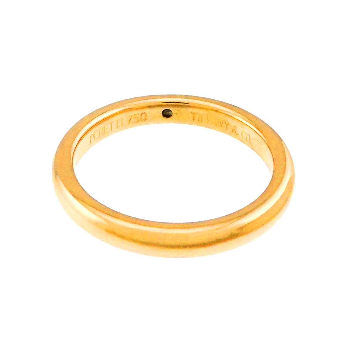 Stacking Diamond 1P Ring 18K Yellow Gold 750 Size4.75-5(US)