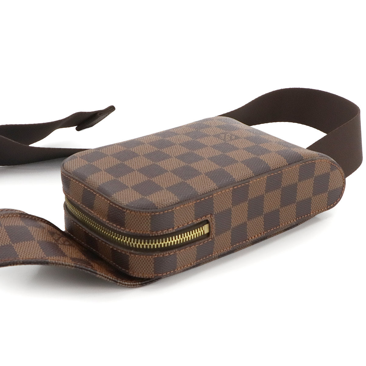 Damier Geronimos Crossbody Bag Ebene Brown N51994
