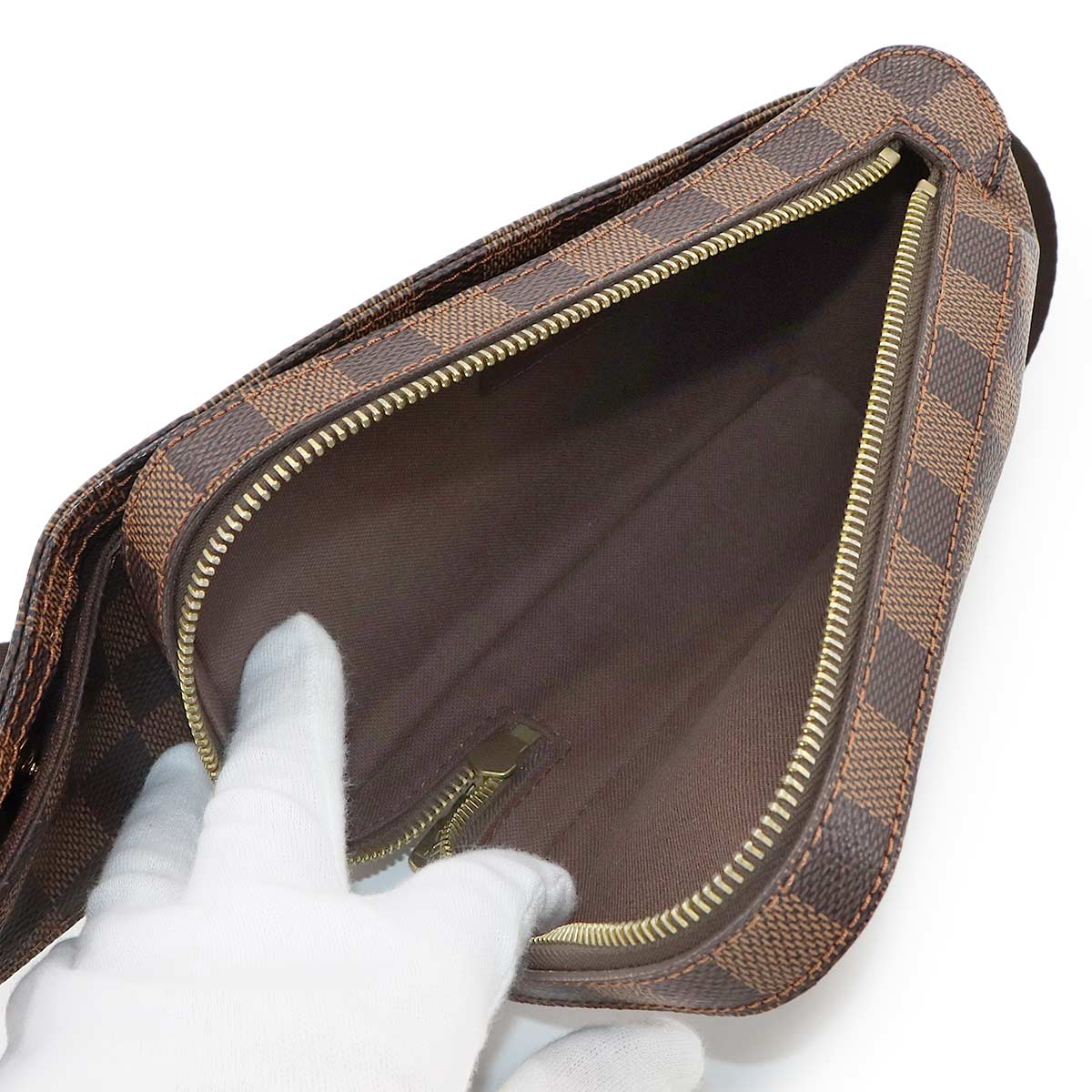Damier Geronimos Crossbody Bag Ebene Brown N51994