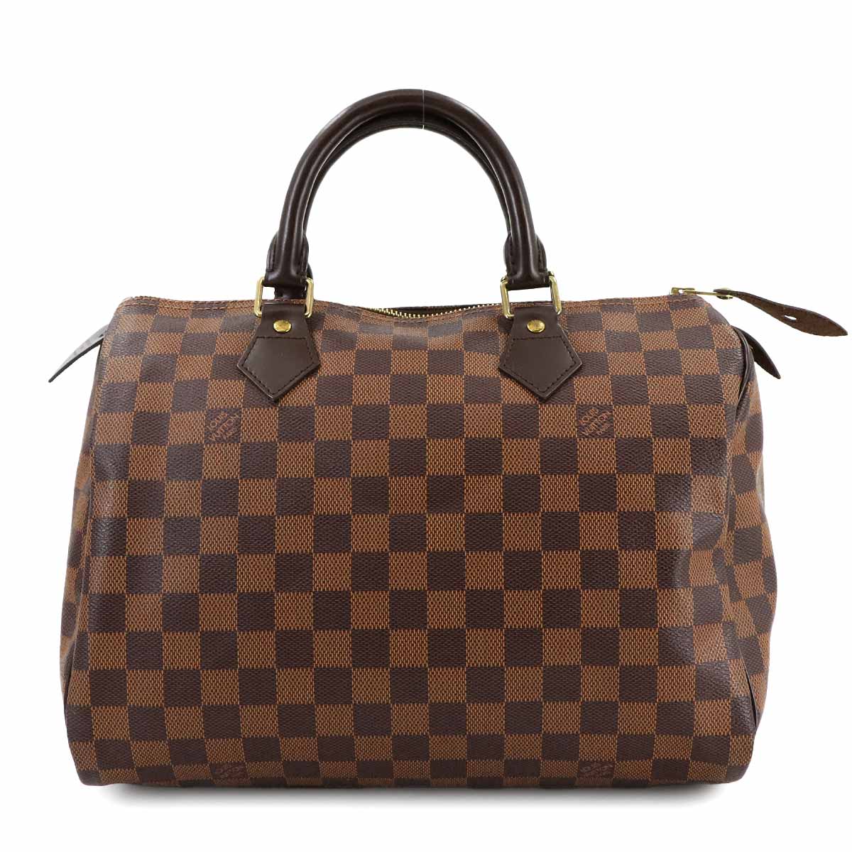 Damier Speedy 30 Hand Bag Ebene N41531 Brown Purse
