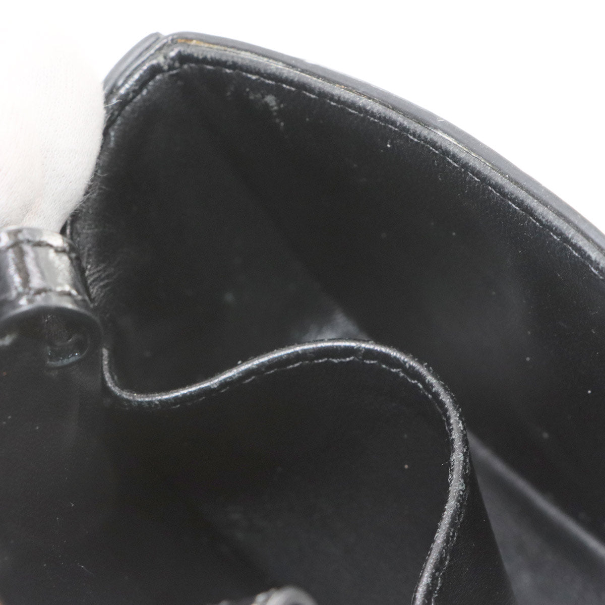 Triomphe Claude Mini Shoulder Bag Leather Black 10I513DPV