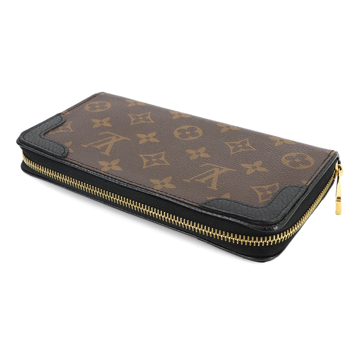 Monogram Zippy Wallet Retiro Leather Noir M61855