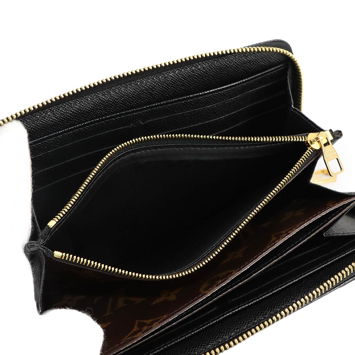 Monogram Zippy Wallet Retiro Leather Noir M61855