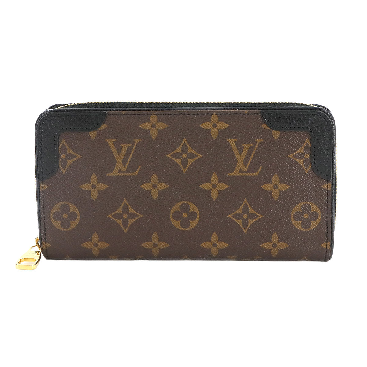 Monogram Zippy Wallet Retiro Leather Noir M61855