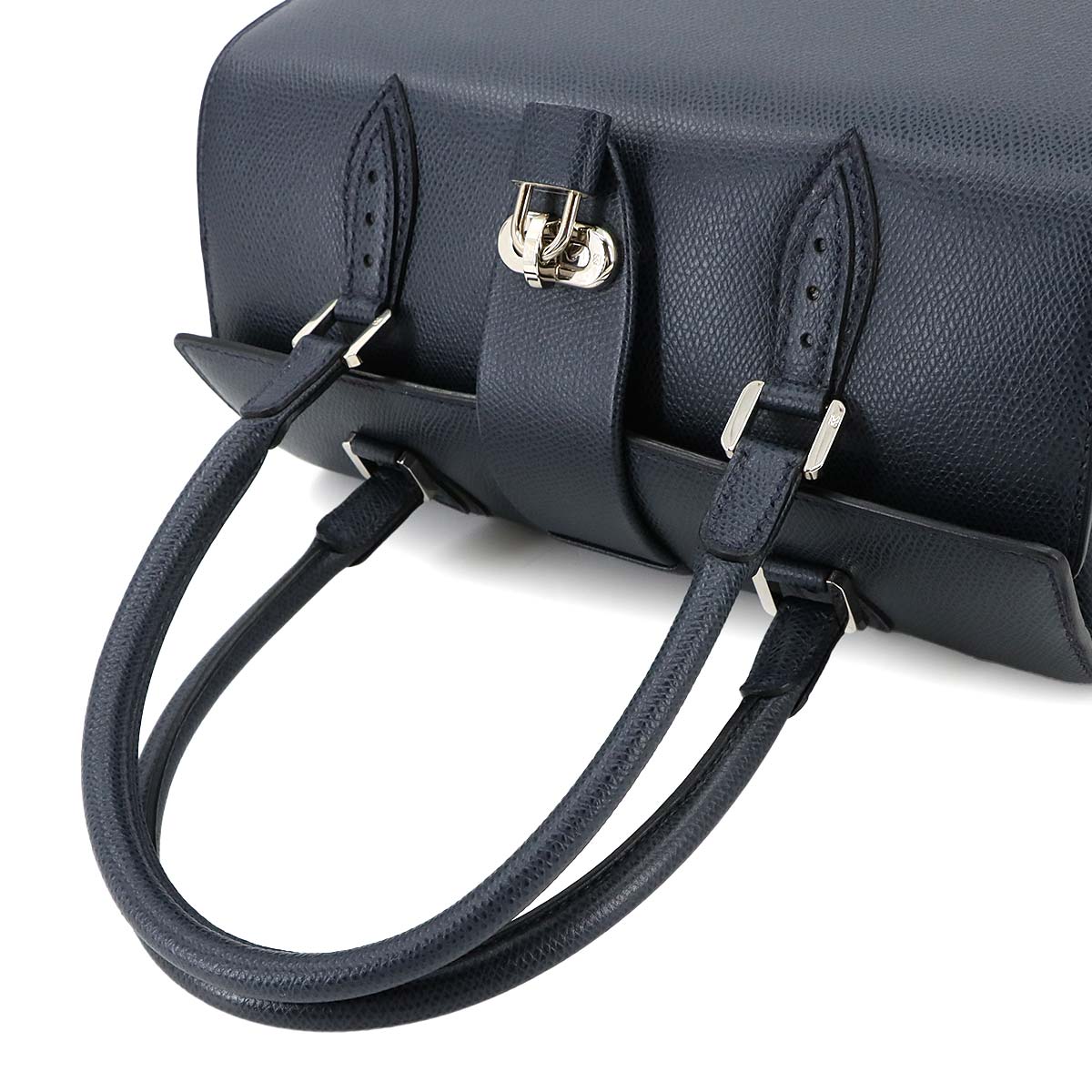 Orsay Horizon Hand Bag Leather Navy 30011S