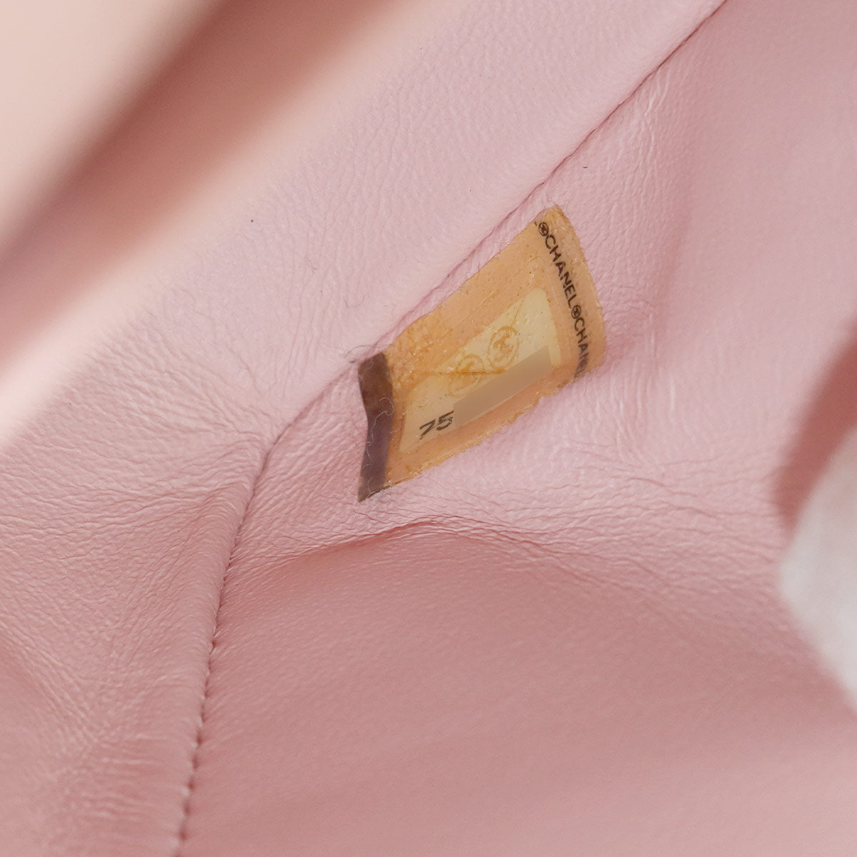 Medium Classic Double Flap Chain Bag 25cm Leather Pink A01112